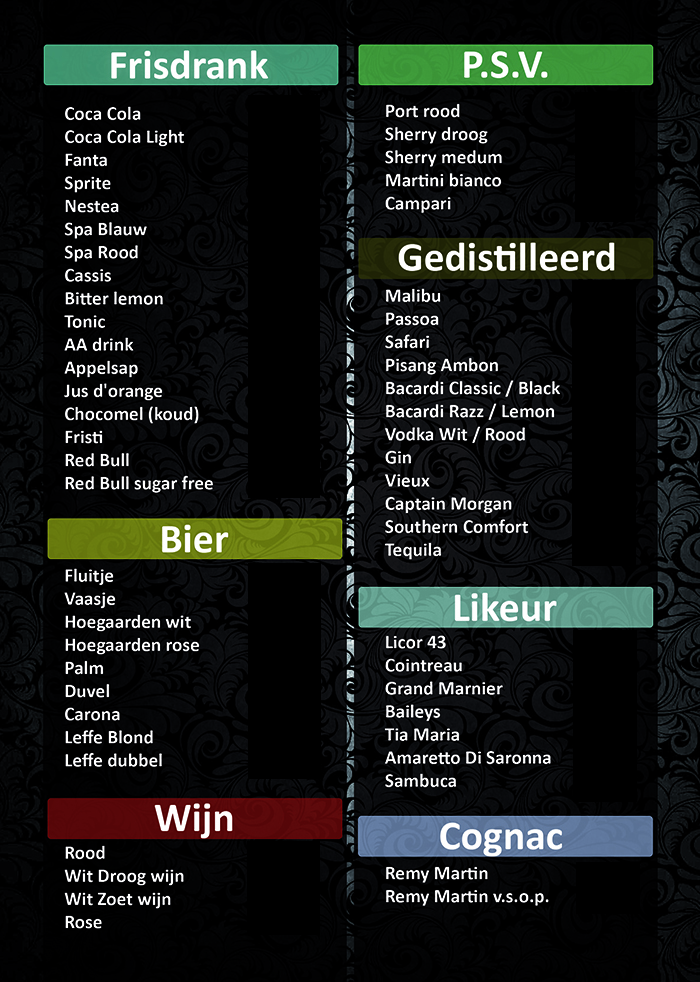 Prijslijst Poolcentrum